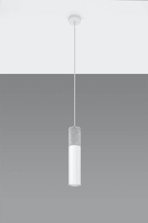Lampa wisząca BORGIO 1 biały (SL.0647) - Sollux