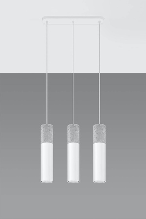 Lampa wisząca BORGIO 3L biały (SL.0649) - Sollux