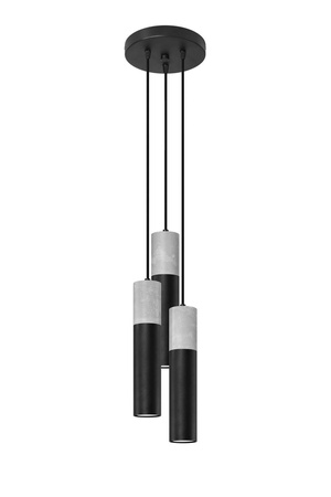 Lampa wisząca BORGIO 3P czarny (SL.1081) - Sollux
