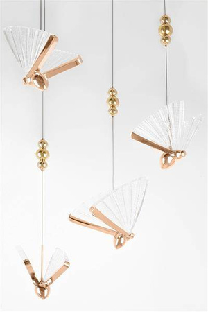 Lampa wisząca BUTTERFLY DISC 5 (XCP8737-5) - King Home