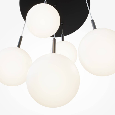 Lampa wisząca Basic form 5 czarna (MOD321PL-05B) - Maytoni