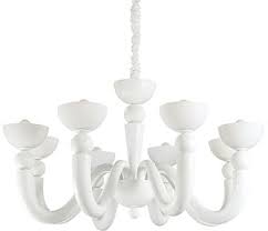 Lampa wisząca Bon Bon kol. biały (094007) Ideal Lux - żyrandol