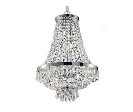 Lampa wisząca CAESAR SP9 Chrom (041827) Ideal Lux - żyrandol