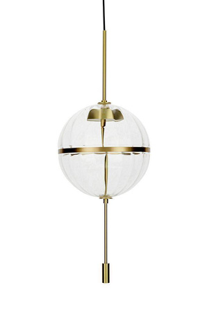 Lampa wisząca CHAPLIN 300 mosiądz - LED (MD12001-1Y-300) - King Home