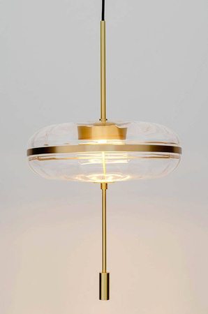 Lampa wisząca CHAPLIN 360 mosiądz - LED (MD12001-1-360) - King Home