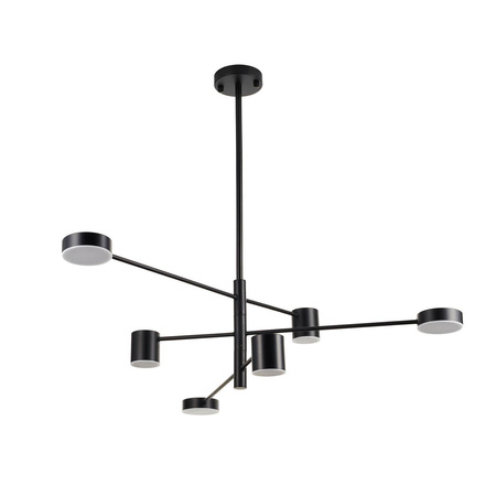 Lampa wisząca CLEX - 6P LED czarna (ST-8102P-6) - Step into Design