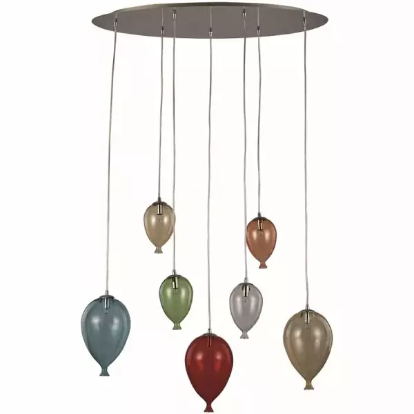 Lampa wisząca CLOWN SP7 kolor (100937) Ideal Lux - żyrandol