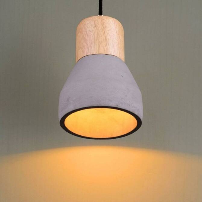 Lampa wisząca CONCRETE szary beton (ST-5220-grey) - Step Into Design