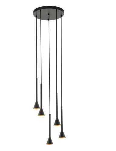 Lampa wisząca CORTADERAS czarna (97606 - EGLO) - żyrandol