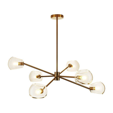 Lampa wisząca COSMIC-6 złota 75 cm (ST-8954-P6) - Step into Design