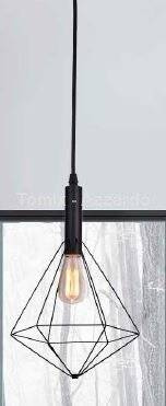 Lampa wisząca DIAMOND 1 czarna (MD5039-1B - Azzardo) - żyrandol