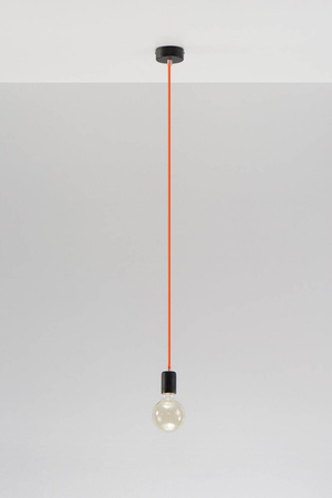 Lampa wisząca EDISON pomarańczowa (SL.0154) - Sollux