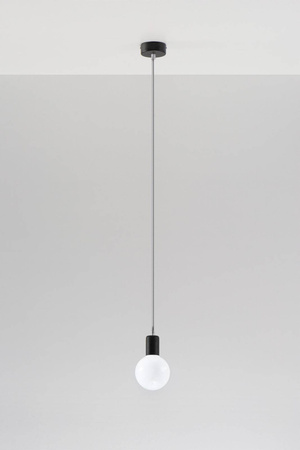 Lampa wisząca EDISON szara (SL.0151) - Sollux