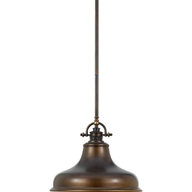 Lampa wisząca EMERY kol. BRĄZ (QZ/EMERY/P/M PN) Elstead Lighting - żyrandol