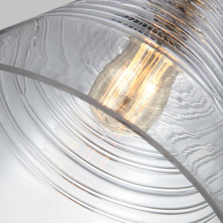 Lampa wisząca Elmore - 1 źródło światła - Oksydowany mosiądz (QN-ELMORE-P-BBS) - Quintiesse