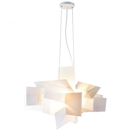 Lampa wisząca FAME biała 65 cm (DI-PD-130-BC white) - Step into Design