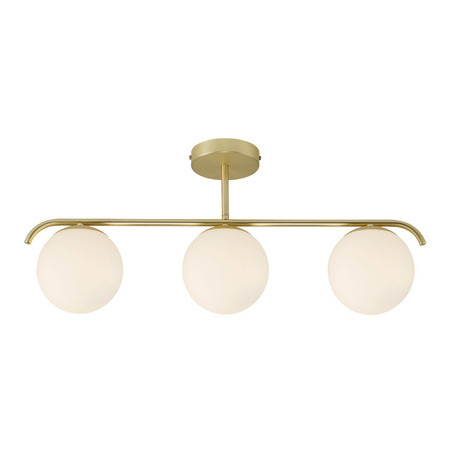 Lampa wisząca GRANT Nordlux E14 3x25W Szkło Mosiądz