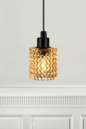 Lampa wisząca HOLLYWOOD Nordlux E27 60W Szkło Bursztynowy