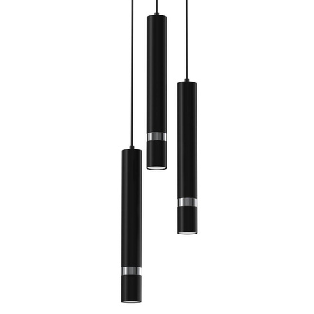 Lampa wisząca JOKER BLACK/CHROME 3xGU10 (MLP8916) - Milagro