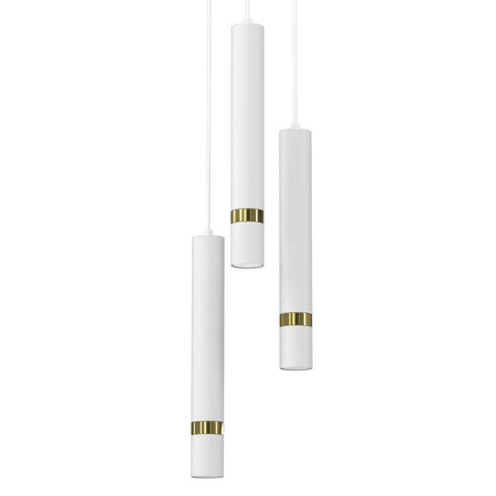 Lampa wisząca JOKER WHITE/GOLD 3xGU10 (MLP8917) - Milagro