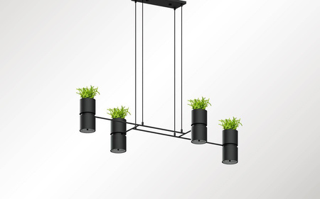 Lampa wisząca KUKKIA czarna (TH.004CZ) - Sollux