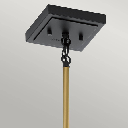 Lampa wisząca Kitner - 1 źródło światła - Naturalny mosiądz (QN-KITNER-P-NBR) - Quintiesse