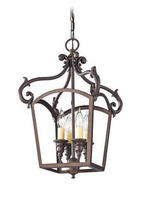 Lampa wisząca LUMINARY kol. Ciemny brąz (FE/LUMINARY/P/A) Elstead Lighting - żyrandol