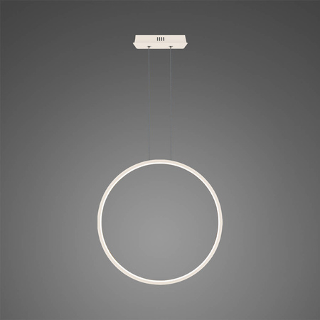 Lampa wisząca Ledowe okręgi No.1 X Φ60cm in 4k biała Altavola Design (LA073/X_60_in_4k_white) - ALTAVOLA DESIGN