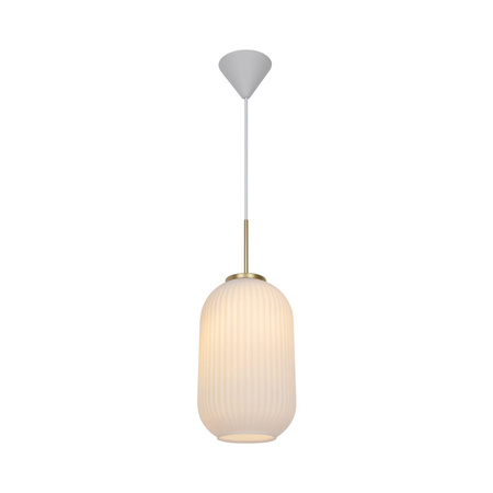 Lampa wisząca MILFORD 20 Nordlux E27 40W Szkło Biały/złoty