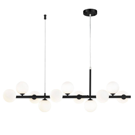 Lampa wisząca MINI MOON czarna 100 cm (ST-8118P-11 black) - Step into Design