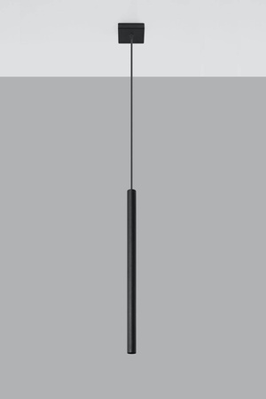 Lampa wisząca PASTELO 1 czarna (SL.0469) - Sollux