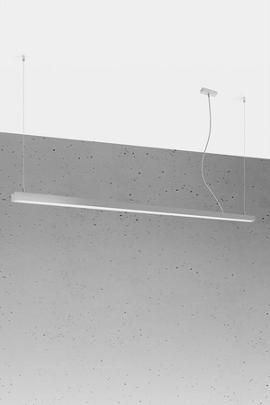 Lampa wisząca PINNE 200 szara 4000K (TH.233) - Thoro Lighting