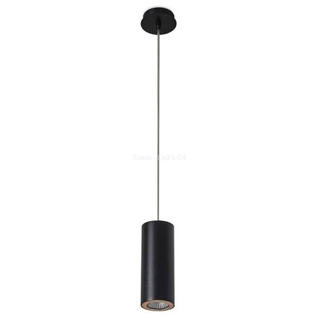 Lampa wisząca PIPE, kol. CZARNY (00-0073-05-23) - Leds-C4 - żyrandol