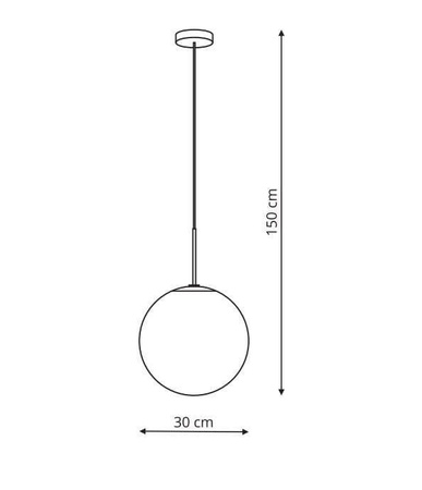 Lampa wisząca Palla (LP-2844/1P CH) - Light Prestige