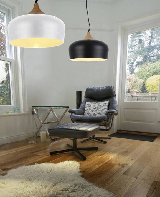 Lampa wisząca Parma kolor czarny (FLPA35BK) Azzardo - żyrandol