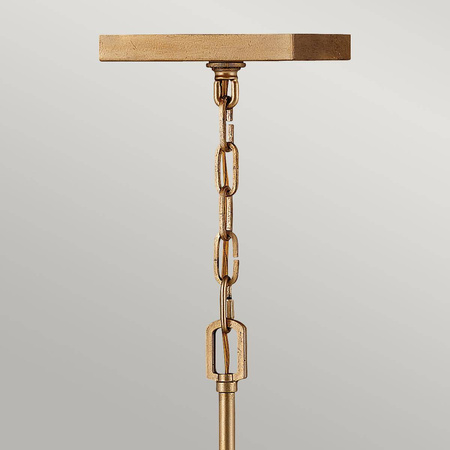 Lampa wisząca/ Półplafon Stinson - 4 źródła światła - Przecierany mosiądz (QN-STINSON-4P-M-DBR) - Quintiesse