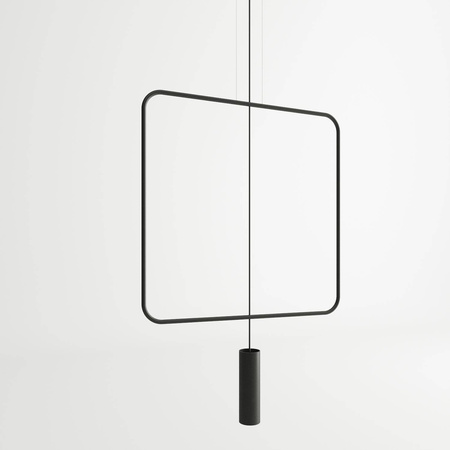 Lampa wisząca RANA 1 czarna (TH.018CZ) - Sollux