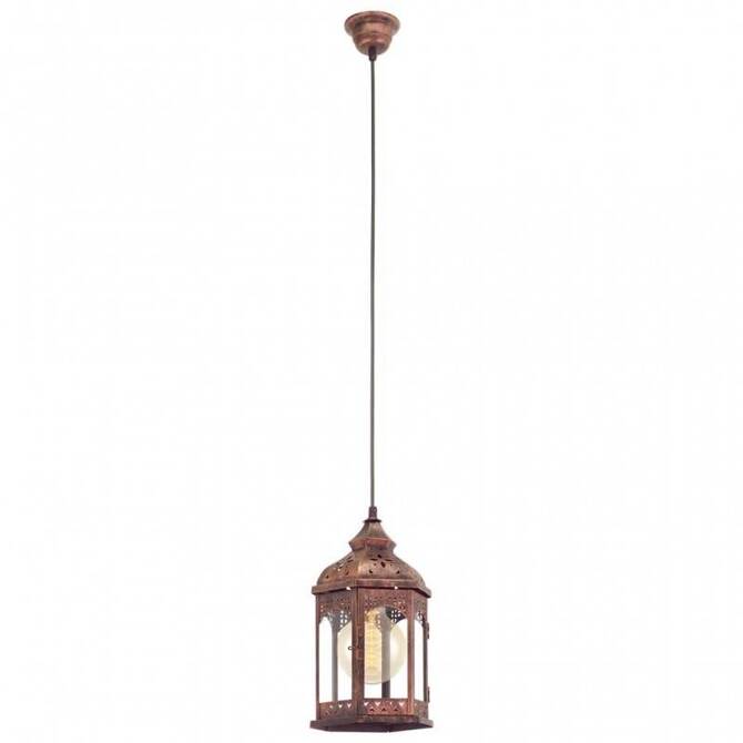 Lampa wisząca REDFORD-1 miedziana (49224 - Eglo) - żyrandol