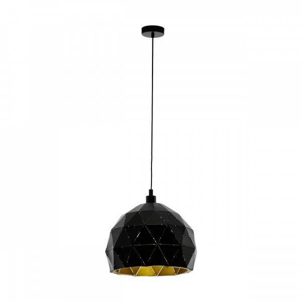 Lampa wisząca ROCCAFORTE czarna (97841 - EGLO) - żyrandol