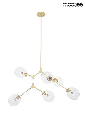 Lampa wisząca SPLIT 6 złota (MSE010100242) - Moosee