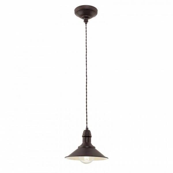 Lampa wisząca STOCKBURY &#216;210 brąz (49455 - Eglo) - żyrandol