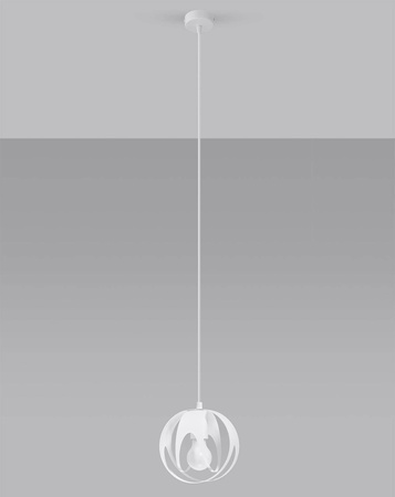 Lampa wisząca TULOS 1 biała (SL.1083) - Sollux