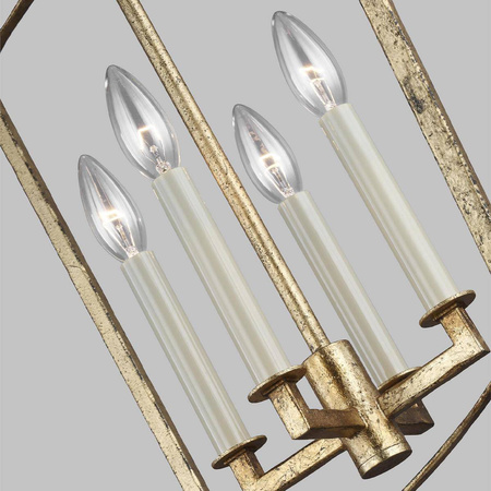 Lampa wisząca Thayer - 4 źródła światła (QN-THAYER-4P-ADB) - Quintiesse
