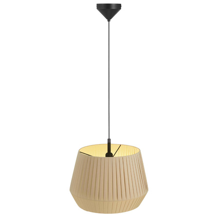 Lampa wisząca z bawełnianym abażurem DICTE Nordlux E27 60W Tekstylia Beżowy
