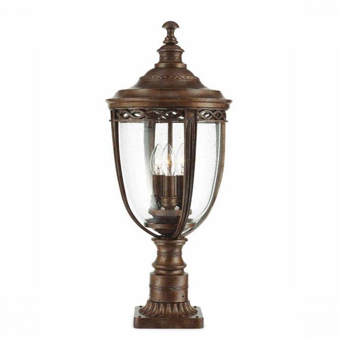 Lampa zewnętrzna, stojąca ENGLISH BRIDLE kol. BRĄZOWY (FE/EB3/L BRB) - Feiss - Elstead Lighting