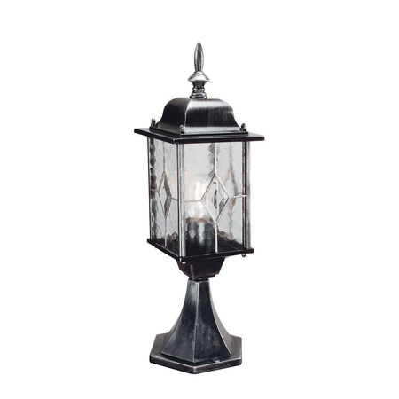 Lampa zewnętrzna, stojąca WEXFORD kol. CZARNO-SREBRNY (WX3) - Elstead Lighting