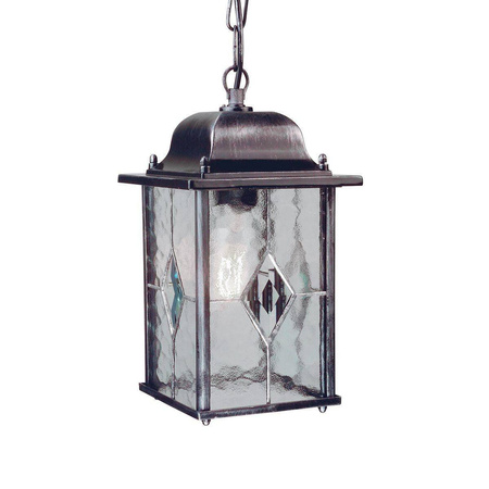 Lampa zewnętrzna, wisząca WEXFORD kol. CZARNO-SREBRNY (WX9) - Elstead Lighting - żyrandol