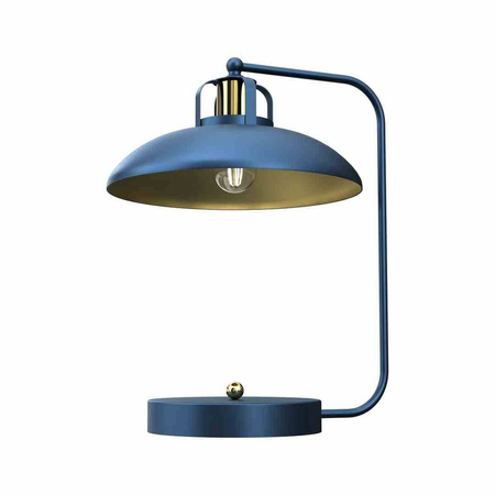 Lampka biurkowa FELIX NAVY BLUE/GOLD 1xE27 (MLP7716) - Milagro