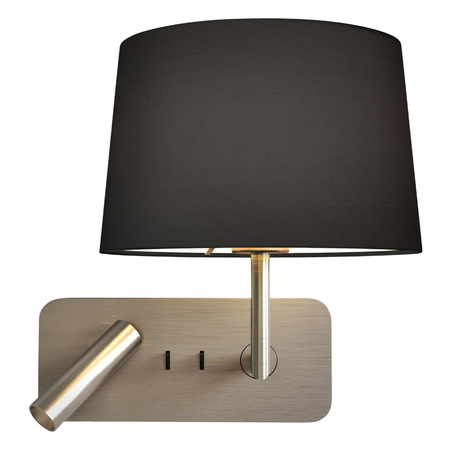 Lampka do Czytania Side by Side Grande USB Matowy Nikiel (1406014) - Astro Lighting