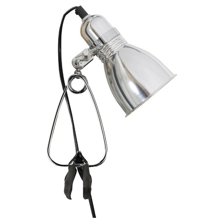 Lampka przenośna z klipsem PHOTO Nordlux E27 40W Metal Srebrny